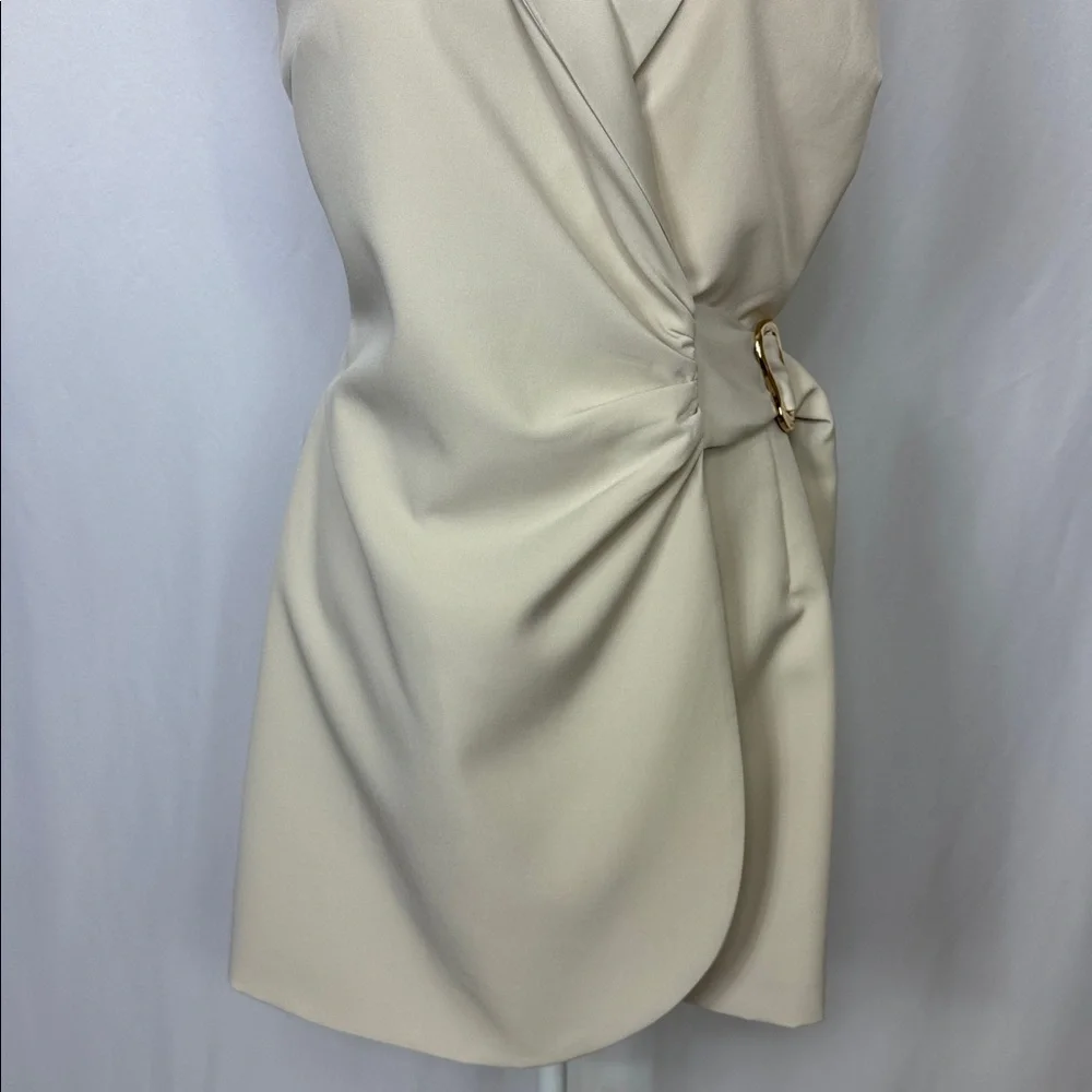 ASTR The Label Front Wrap Sleeveless Suit Romper Size XL‎ Cream New